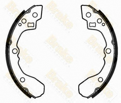 BRAKE ENGINEERING sh2600 -  Комплект тормозных колодок